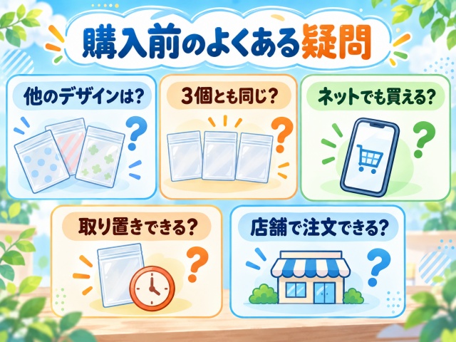 ダイカットフィルムチャック袋3Pちいかわの購入前によくある5つの疑問