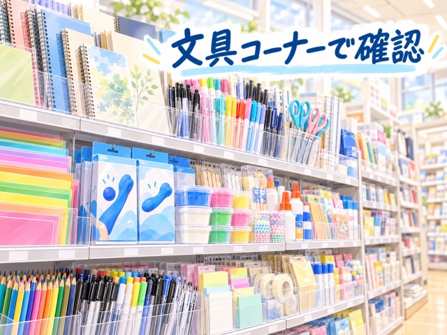 ダイソー ワイプラザ新保店の文具コーナーで確認した粘土