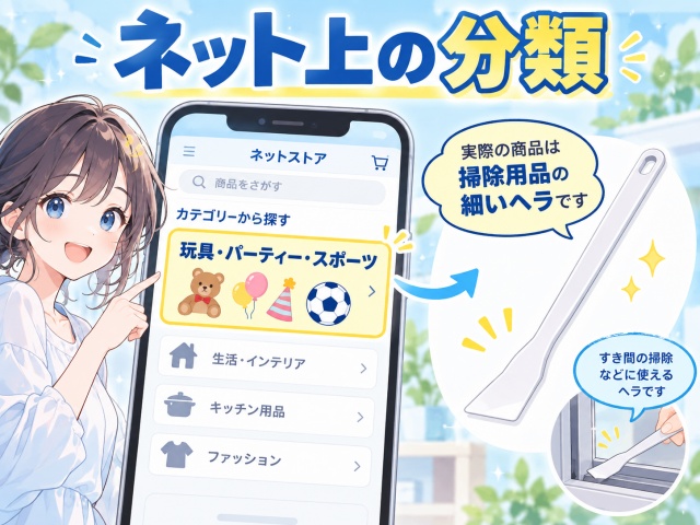しなるすき間ヘラのネットストア上のカテゴリーは玩具・パーティー・スポーツ
