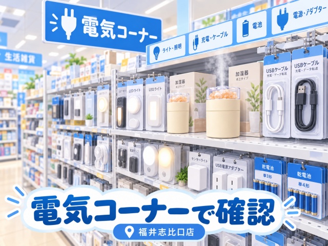 電気用品が並ぶ棚の中に加湿器が置かれている様子を描いたイメージ画像
