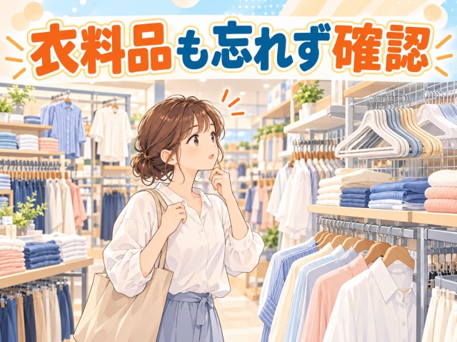 形状安定ワイシャツハンガーは衣料品コーナーでも確認された